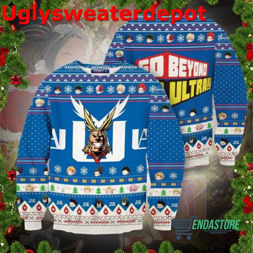 Go beyond plus ultra friends Christmas sweater
