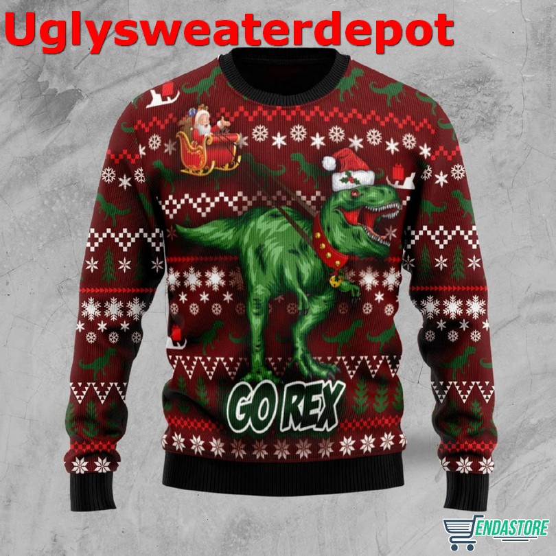 Go Rex Ugly Christmas Sweater