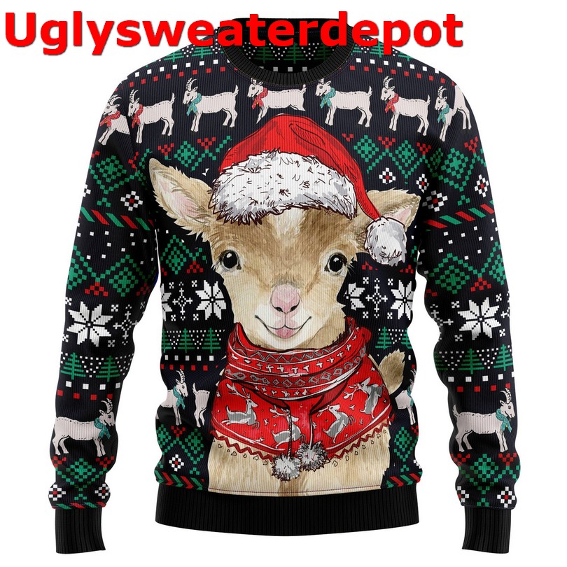 Goat Christmas sweater