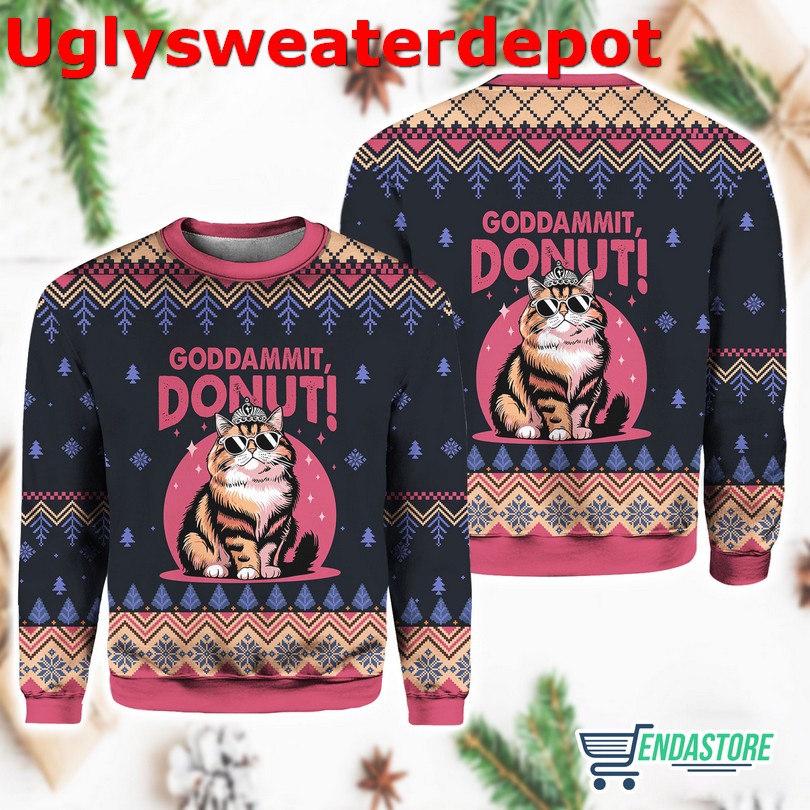 Golden Eye Ugly Christmas Sweater