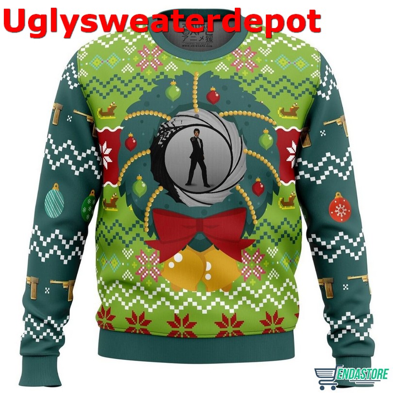 Golden Eye v2 Ugly Christmas Sweater