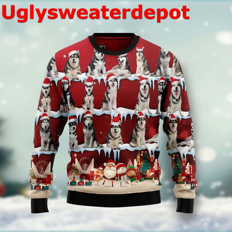 Golden retriever Christmas sweater
