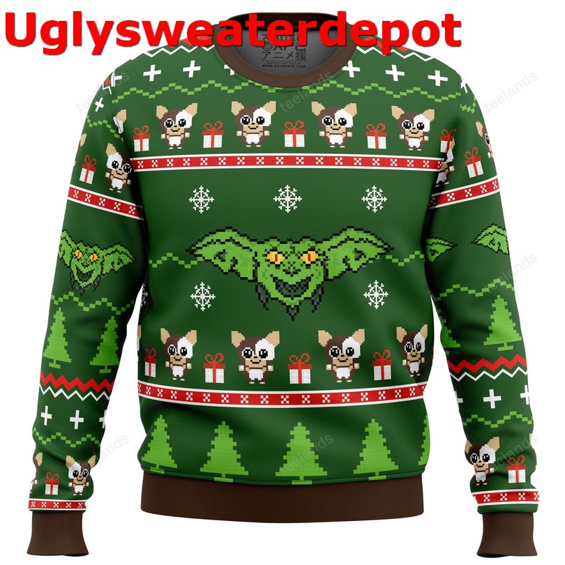 Gremlins Gizmo ugly Christmas sweater