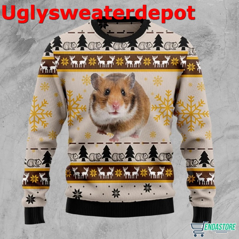 Hamster Be Jolly Ugly Christmas Sweater Hamster Be Jolly Ugly Christmas Sweater