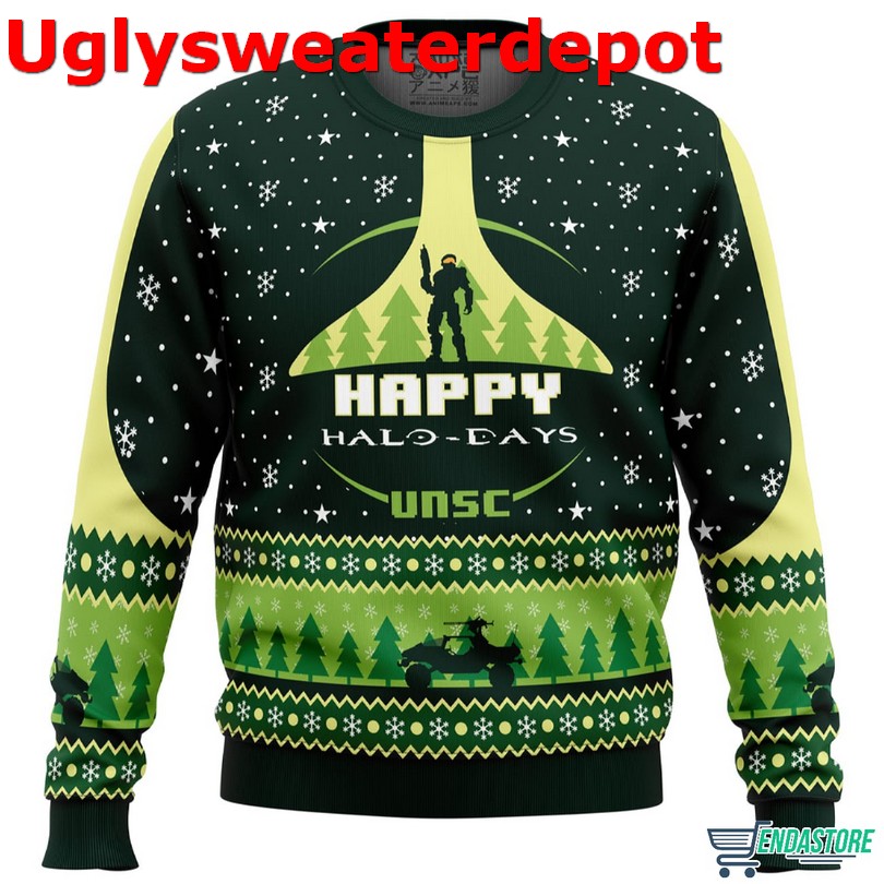 Happy halo days Christmas sweater Happy halo days Christmas sweater