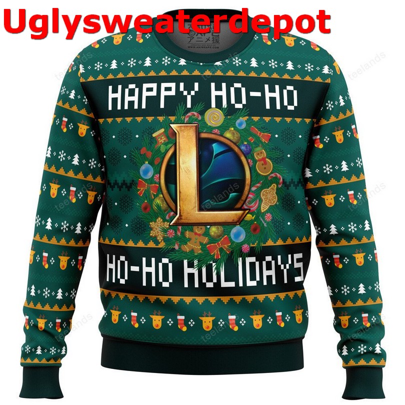 Happy Hockeyday Ugly Christmas Sweater