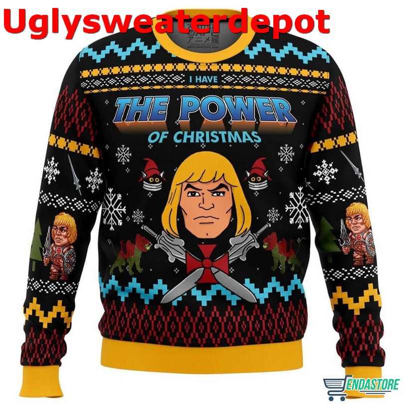 He Man LGBT Rainbow Christmas Sweater He Man LGBT Rainbow Christmas Sweater