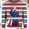 Horror Floral Characters Halloween Ugly Sweater Horror Floral Characters Halloween Ugly Sweater